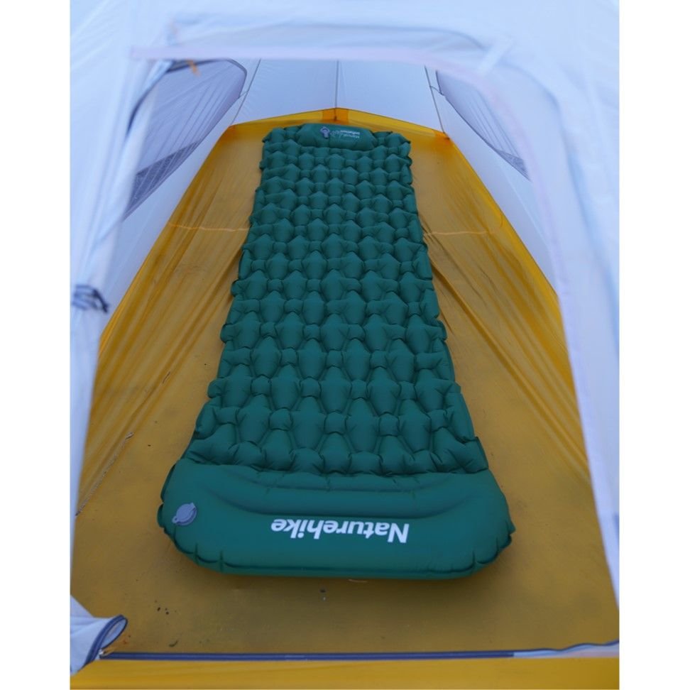 Colchoneta Inflable Con Almohada Fc-12 Foot Pump Naturehike